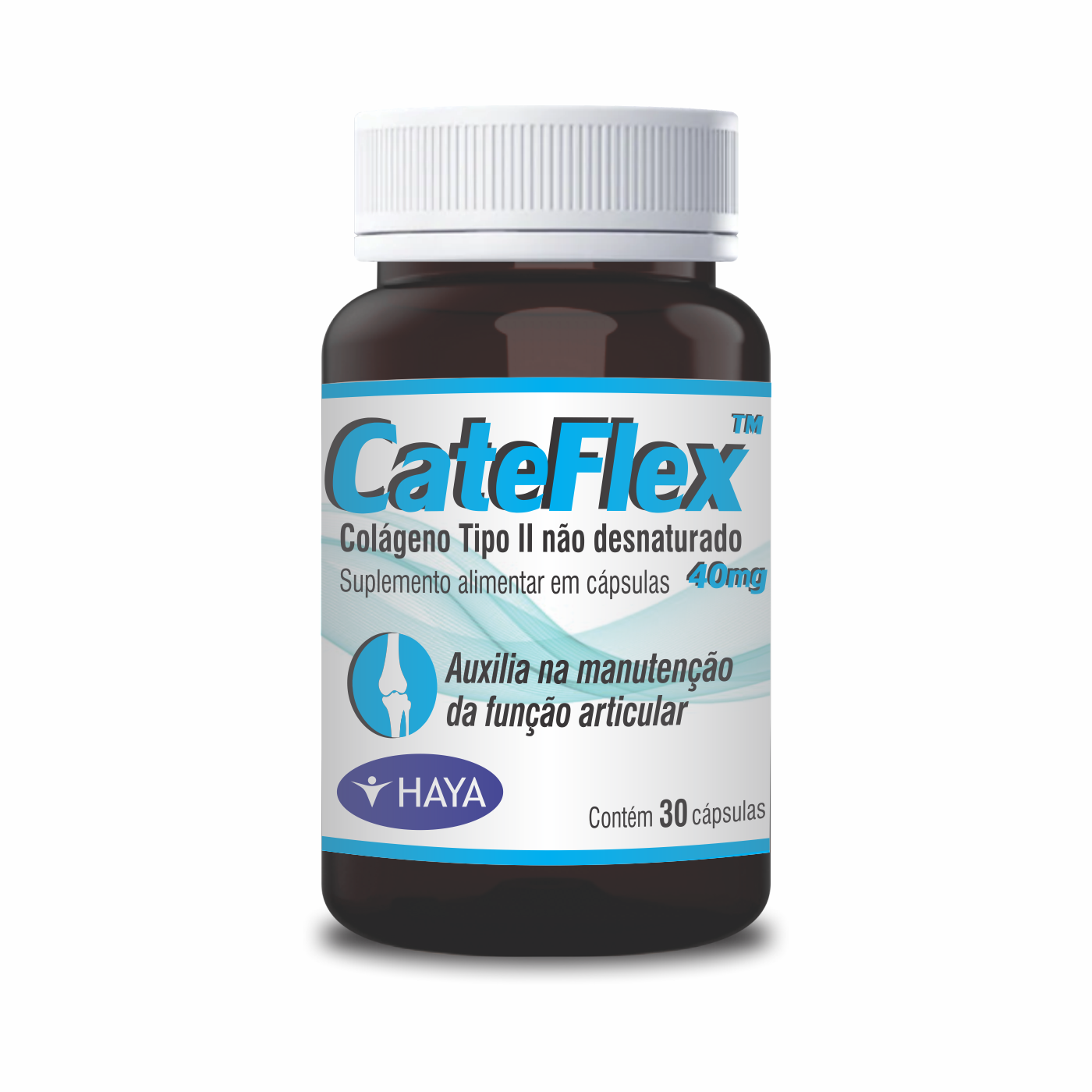 Cateflex - Colágeno Tipo II não desnaturado - 30 Cápsulas