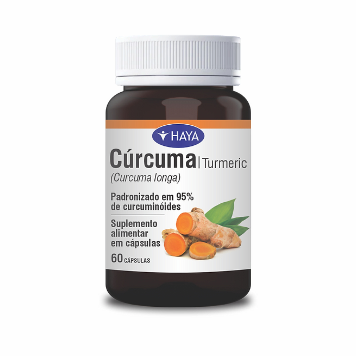 Cúrcuma padronizada em 95% de curcuminóides - 60 Cápsulas