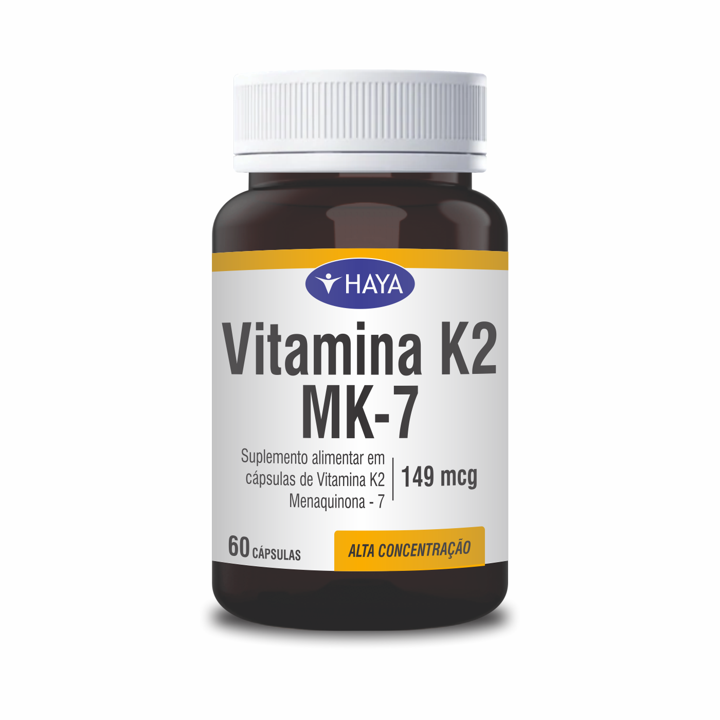 Vitamina K2 - MK-7 - 60 Cápsulas