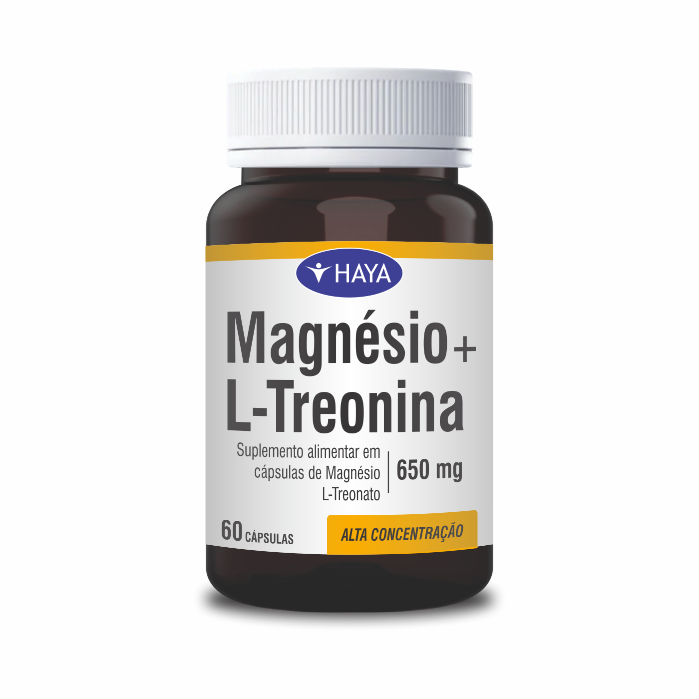 Magnésio + L-Treonina - 60 Cápsulas